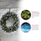 30" Cool White LED Memory-Shape® Norwood Fir Wreath